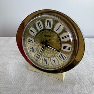 Vintage Brass Baby Ben Alarm Clock by Westclox